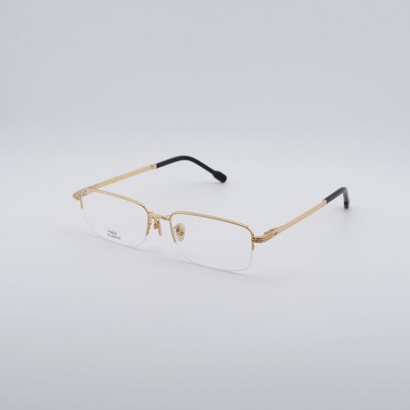 Fred FG50024U 030 Eyeglasses Gold 55mm Rectangle Frame - Picture 7 of 10